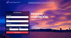 Desktop Screenshot of hotelelpinchedeoro.com